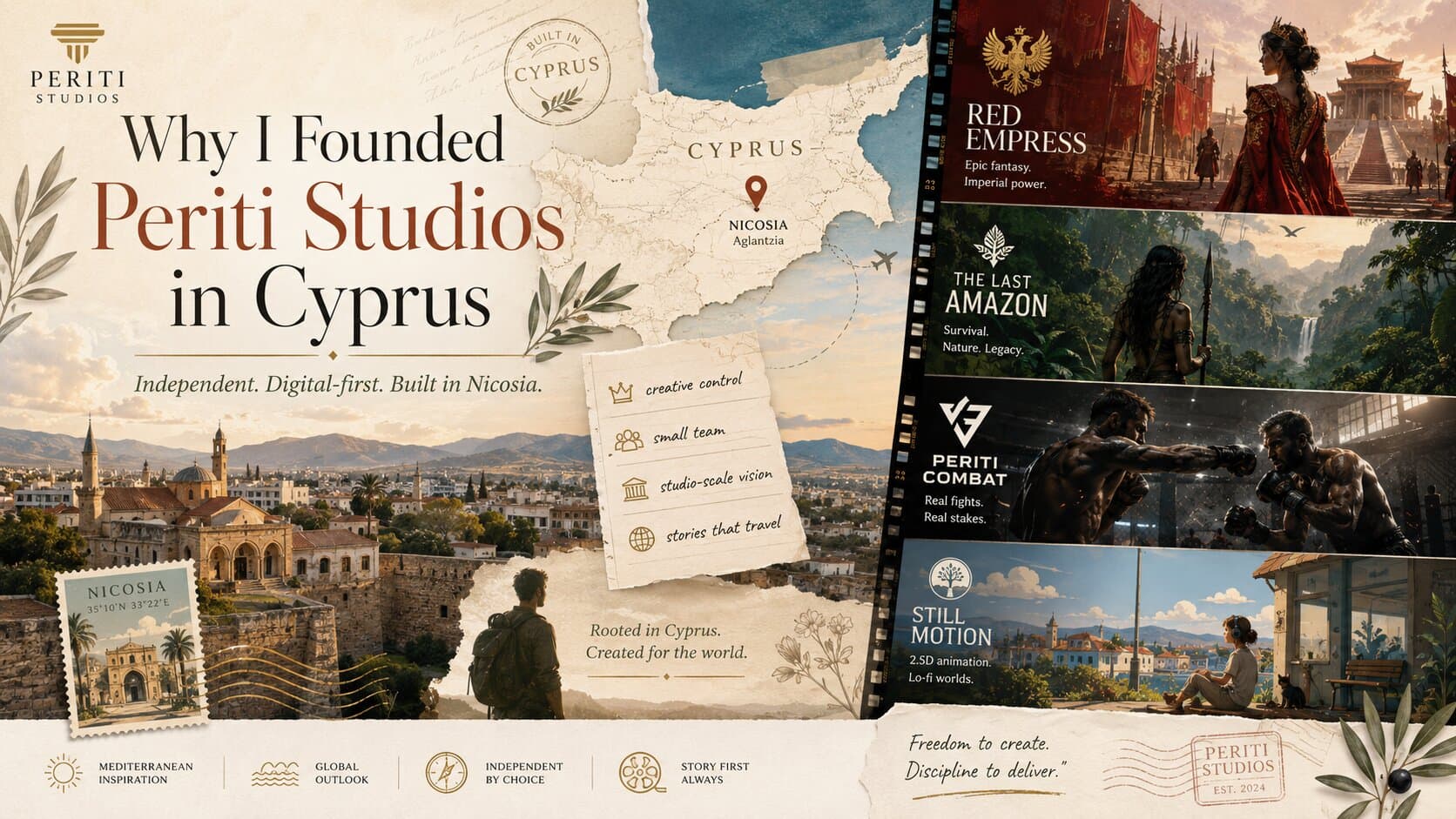 Why I Founded Periti Studios in Cyprus — Alexander Kiesel